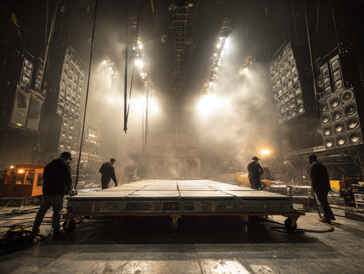 Palchi modulari in alluminio: soluzioni professionali per eventi